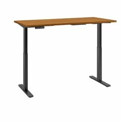 Best deal ⭐ Sit & Stand Desks Bush Business Furniture Move 60 Series 60"W Height Adjustable Standing Desk, Natural Cherry (M6S6024NCBK) 🧨 -Desk Riser Store unnamed file 2737
