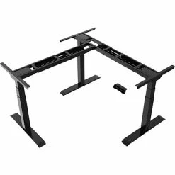 Wholesale 😉 Office Desks Hanover 23"- 48" Sit Or Stand Electric L-Shaped Desk With Triple Motor System, Black, HSD0452-BLK 😀 -Desk Riser Store unnamed file 2787