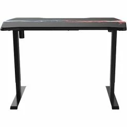 Promo 😉 Office Desks Hanover 28"- 48" Adjustable Sit Or Stand Electric Gaming Desk, Black, HGD0504-BLK 👍 -Desk Riser Store unnamed file 2804