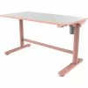 Deals 🧨 Office Desks Hanover 22"- 35" Sit Or Stand Adjustable Electric Desk For Children For School, Crafts, And Writing, Pink, HCR001DSK-PINK ❤️