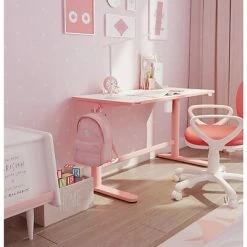 Deals 🧨 Office Desks Hanover 22"- 35" Sit Or Stand Adjustable Electric Desk For Children For School, Crafts, And Writing, Pink, HCR001DSK-PINK ❤️ 17 Deals 🧨 Office Desks Hanover 22"- 35" Sit Or Stand Adjustable Electric Desk For Children For School, Crafts, And Writing, Pink, HCR001DSK-PINK ❤️ -Desk Riser Store unnamed file 2812