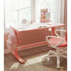 Deals 🧨 Office Desks Hanover 22"- 35" Sit Or Stand Adjustable Electric Desk For Children For School, Crafts, And Writing, Pink, HCR001DSK-PINK ❤️ 18 Deals 🧨 Office Desks Hanover 22"- 35" Sit Or Stand Adjustable Electric Desk For Children For School, Crafts, And Writing, Pink, HCR001DSK-PINK ❤️ -Desk Riser Store unnamed file 2813