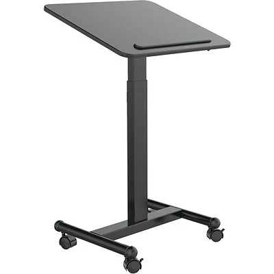 Cheap โจ Office Desks Hanover 29"- 45" Sit Or Stand Rolling Desk With Adjustable Height And Bag Hook, Black, HSD0408-BLK ๐ 3 Cheap โจ Office Desks Hanover 29"- 45" Sit Or Stand Rolling Desk With Adjustable Height And Bag Hook, Black, HSD0408-BLK ๐
