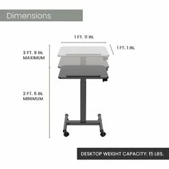 Cheap โจ Office Desks Hanover 29"- 45" Sit Or Stand Rolling Desk With Adjustable Height And Bag Hook, Black, HSD0408-BLK ๐ 13 Cheap โจ Office Desks Hanover 29"- 45" Sit Or Stand Rolling Desk With Adjustable Height And Bag Hook, Black, HSD0408-BLK ๐ -Desk Riser Store unnamed file 2863