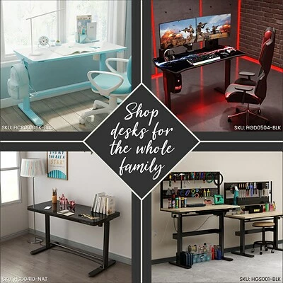 Cheap โจ Office Desks Hanover 29"- 45" Sit Or Stand Rolling Desk With Adjustable Height And Bag Hook, Black, HSD0408-BLK ๐ 6 Cheap โจ Office Desks Hanover 29"- 45" Sit Or Stand Rolling Desk With Adjustable Height And Bag Hook, Black, HSD0408-BLK ๐ - Image 4