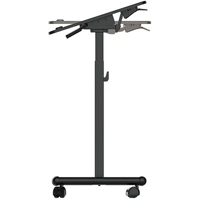 Cheap โจ Office Desks Hanover 29"- 45" Sit Or Stand Rolling Desk With Adjustable Height And Bag Hook, Black, HSD0408-BLK ๐ 9 Cheap โจ Office Desks Hanover 29"- 45" Sit Or Stand Rolling Desk With Adjustable Height And Bag Hook, Black, HSD0408-BLK ๐ - Image 7