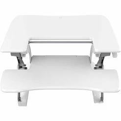 Best deal 💯 Office Desks Hanover 6"- 20" Adjustable Tabletop Sit Or Stand Lift Desk For Offices, Schools, And Writing Stations, White, HSD0401-WHT1 ✨