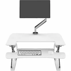 Outlet 🥰 Office Desks Hanover 6"-20" Adjustable Sit Or Stand Tabletop Lift Desk For Offices, Schools, And Writing, White, HSD0402-WHT1 ⭐ -Desk Riser Store unnamed file 2882
