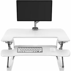 Outlet 🥰 Office Desks Hanover 6"-20" Adjustable Sit Or Stand Tabletop Lift Desk For Offices, Schools, And Writing, White, HSD0402-WHT1 ⭐ -Desk Riser Store unnamed file 2884