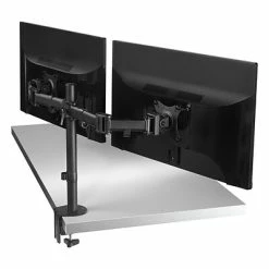 Cheapest 🌟 Post-it Monitor Mounts & Stands 3M Dual Monitor Mount, Swivel, Tilt, Rotate, Two Monitors Up To 28.5" & 20 Lbs. Each, Clamp Or Grommet, No Tools, Black (MM200B) ❤️ -Desk Riser Store unnamed file 2954