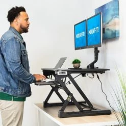 Deals 🌟 Monitor Mounts & Stands Mount-It! PowerUp Plus Ergonomic Office Bundle 😉 -Desk Riser Store unnamed file 2967