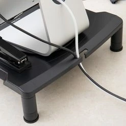 Deals 👍 Monitor Mounts & Stands Mind Reader Rotative Extra Wide Adjustable Monitor Risers, Monitor Stand, Desk Organizer, Spinning Monitor, Black (MONSWIV-BLK) 💯 -Desk Riser Store unnamed file 298