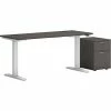 New ⌛ Sit & Stand Desks HON Mod 60"W Adjustable Standing Desk With Mobile Storage, Slate Teak (HLPLRW6024CHATBFSL1) 🌟 -Desk Riser Store unnamed file 322