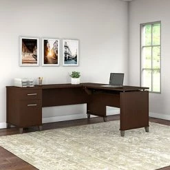 Wholesale 😍 Sit & Stand Desks Bush Furniture Somerset 72W 3 Position Sit To Stand L Shaped Desk, Mocha Cherry (SET014MR) ⌛ -Desk Riser Store unnamed file 331