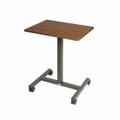 Brand new 👏 Seville Classics Sit & Stand Desks AIRLIFT 29.3" To 43.5" H Height-Adjustable Pneumatic Laptop Computer Sit-Stand Mobile Desk Cart, Maple (WEBK906) 😍