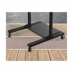 Best deal 🎁 Sit & Stand Desks Mount-It! 37" - 55" Rolling Stand-Up Desk, Black (MI-7972B) 🥰 -Desk Riser Store unnamed file 385