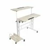 Hot Sale ๐ Sit & Stand Desks Mind Reader 30-44"H Wood Adjustable Desk, White (SDROLLXL-WHT) ๐ 2 Hot Sale ๐ Sit & Stand Desks Mind Reader 30-44"H Wood Adjustable Desk, White (SDROLLXL-WHT) ๐ -Desk Riser Store unnamed file 394