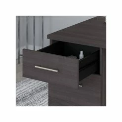 Coupon ✨ Sit & Stand Desks Bush Furniture Somerset 72W 3 Position Sit To Stand L Shaped Desk With Hutch And Bookcase, Storm Gray (SET017SG) 🔥 -Desk Riser Store unnamed file 411