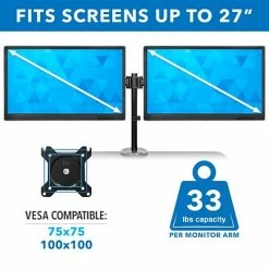 Best Pirce ✔️ Sit & Stand Desks Mount-It! 36"W Standing Desk Converter With Dual Monitor Stand, Plastic/Steel (MI-7934) 🛒 -Desk Riser Store unnamed file 434