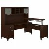 Brand new 👏 Sit & Stand Desks Bush Furniture Somerset 72W 3 Position Sit To Stand L Shaped Desk With Hutch, Mocha Cherry (SET015MR) 🎁 -Desk Riser Store unnamed file 452