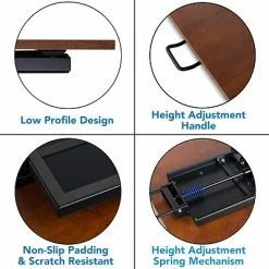 Coupon ❤️ Sit & Stand Desks Mount-It! 17" Height-Adjustable Sit Stand Desk Converter, Brown (MI-7929-BRN) 🤩 -Desk Riser Store unnamed file 475