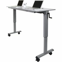 Outlet ✨ Sit & Stand Desks Luxor 59"W Sit & Stand Desk, Melamine (STAND-NESTC-72) 🎉