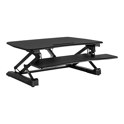 Outlet 🧨 Sit & Stand Desks Mount-It! Electric 35.4"W Standing Desk Converter, Plastic Steel (MI-7927E) 🥰 3 Outlet 🧨 Sit & Stand Desks Mount-It! Electric 35.4"W Standing Desk Converter, Plastic Steel (MI-7927E) 🥰