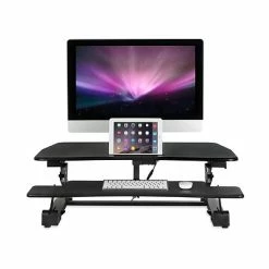 Outlet 🧨 Sit & Stand Desks Mount-It! Electric 35.4"W Standing Desk Converter, Plastic Steel (MI-7927E) 🥰 11 Outlet 🧨 Sit & Stand Desks Mount-It! Electric 35.4"W Standing Desk Converter, Plastic Steel (MI-7927E) 🥰 -Desk Riser Store unnamed file 498