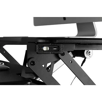 Outlet 🧨 Sit & Stand Desks Mount-It! Electric 35.4"W Standing Desk Converter, Plastic Steel (MI-7927E) 🥰 8 Outlet 🧨 Sit & Stand Desks Mount-It! Electric 35.4"W Standing Desk Converter, Plastic Steel (MI-7927E) 🥰 - Image 6