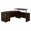 Discount ⌛ Sit & Stand Desks Bush Business Furniture Westfield 72W X 36D 3 Position Bow Front Sit To Stand L Desk W/ File Cabinet, Mocha Cherry (SRC126MRSU) 👏 -Desk Riser Store unnamed file 553