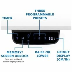Flash Sale 🔥 Sit & Stand Desks Mount-It! 25"-51"H Adjustable Electric Sit-Stand Desk, White (MI-18067) ✔️ -Desk Riser Store unnamed file 579