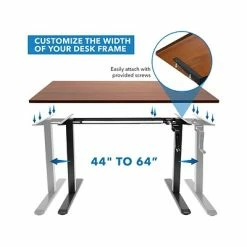 Best reviews of ✔️ Sit & Stand Desks Mount-It! 30"-50"H Adjustable Hand Crank Sit-Stand Desk, Brown/Black (MI-18071) 🤩 -Desk Riser Store unnamed file 583
