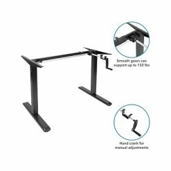 Best reviews of ✔️ Sit & Stand Desks Mount-It! 30"-50"H Adjustable Hand Crank Sit-Stand Desk, Brown/Black (MI-18071) 🤩 -Desk Riser Store unnamed file 584