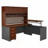 Cheap ❤️ Sit & Stand Desks Bush Business Furniture Westfield 72W X 30D 3 Position Sit To Stand L Desk W/ Hutch And File Cabinet, Hansen Cherry (SRC124HCSU) 🤩 -Desk Riser Store unnamed file 594