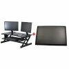 Deals 🔔 Sit & Stand Desks Rocelco 37"W Deluxe Adjustable Desk Riser With Energizing Anti-Fatique Mat (R DADRB-MAFM) 🥰 -Desk Riser Store unnamed file 60