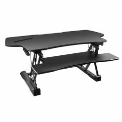 New 🧨 Sit & Stand Desks Mount-It! 48" Standing Desk Height Adjustable Riser With Gas Spring Lift, Metal (MI-7925) 🌟