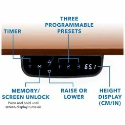 Flash Sale 💯 Sit & Stand Desks Mount-It! 25"-51"H Adjustable Electric Sit-Stand Desk, Brown/White (MI-18068) 🥰 -Desk Riser Store unnamed file 665