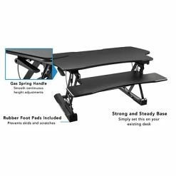 New 🧨 Sit & Stand Desks Mount-It! 48" Standing Desk Height Adjustable Riser With Gas Spring Lift, Metal (MI-7925) 🌟 -Desk Riser Store unnamed file 67