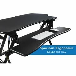 New 🧨 Sit & Stand Desks Mount-It! 48" Standing Desk Height Adjustable Riser With Gas Spring Lift, Metal (MI-7925) 🌟 -Desk Riser Store unnamed file 71