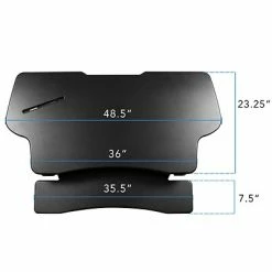 New 🧨 Sit & Stand Desks Mount-It! 48" Standing Desk Height Adjustable Riser With Gas Spring Lift, Metal (MI-7925) 🌟 -Desk Riser Store unnamed file 72