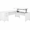 Wholesale 🤩 Height-Adjustable Tables Bush Furniture Somerset 35"-41" Adjustable Desk, White (SET014WH) ❤️ -Desk Riser Store unnamed file 734