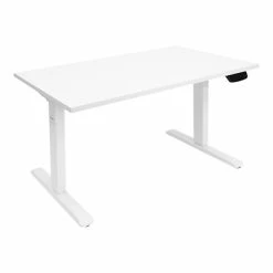 Best Pirce 🔥 Sit & Stand Desks Mount-It! 25"-51"H Adjustable Electric Sit-Stand Desk, White (MI-18066) 🔥