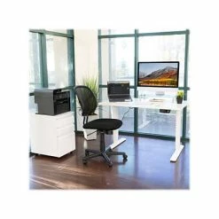 Best Pirce 🔥 Sit & Stand Desks Mount-It! 25"-51"H Adjustable Electric Sit-Stand Desk, White (MI-18066) 🔥 -Desk Riser Store unnamed file 747