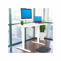 Best Pirce 🔥 Sit & Stand Desks Mount-It! 25"-51"H Adjustable Electric Sit-Stand Desk, White (MI-18066) 🔥 -Desk Riser Store unnamed file 748