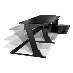 Budget 👏 Sit & Stand Desks 3M™ Precision XL Standing Desk, 42” W, Adjustable Desk Riser With Gel Wrist Rest And Precise™ Mouse Pad, Black (SD70B) ❤️ -Desk Riser Store unnamed file 78