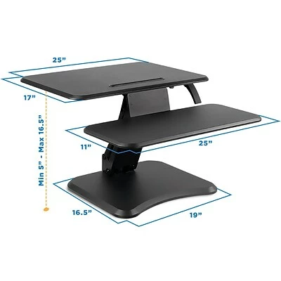 Best deal ๐คฉ Sit & Stand Desks Mount-It! Adjustable Desk, Black (MI-7957) ๐ 9 Best deal ๐คฉ Sit & Stand Desks Mount-It! Adjustable Desk, Black (MI-7957) ๐ - Image 7
