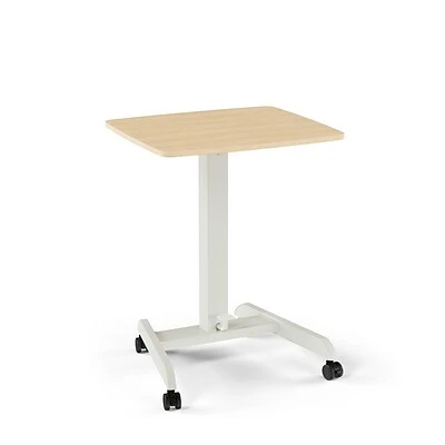 Best Sale 🎁 Union & Scale Sit & Stand Desks Union & Scale™ Essentials 30"-44"H Adjustable Standing Mobile Desk, Natural (UN60413-CC) ⌛ 3 Best Sale 🎁 Union & Scale Sit & Stand Desks Union & Scale™ Essentials 30"-44"H Adjustable Standing Mobile Desk, Natural (UN60413-CC) ⌛