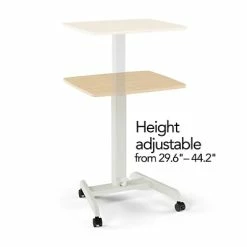 Best Sale 🎁 Union & Scale Sit & Stand Desks Union & Scale™ Essentials 30"-44"H Adjustable Standing Mobile Desk, Natural (UN60413-CC) ⌛ 10 Best Sale 🎁 Union & Scale Sit & Stand Desks Union & Scale™ Essentials 30"-44"H Adjustable Standing Mobile Desk, Natural (UN60413-CC) ⌛ -Desk Riser Store unnamed file 813