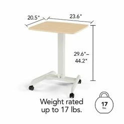 Best Sale 🎁 Union & Scale Sit & Stand Desks Union & Scale™ Essentials 30"-44"H Adjustable Standing Mobile Desk, Natural (UN60413-CC) ⌛ 14 Best Sale 🎁 Union & Scale Sit & Stand Desks Union & Scale™ Essentials 30"-44"H Adjustable Standing Mobile Desk, Natural (UN60413-CC) ⌛ -Desk Riser Store unnamed file 817
