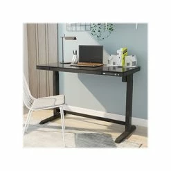 Cheap 🎁 Sit & Stand Desks FlexiSpot 28"-48" Glass Adjustable Desk, Black (EG8B-E) 🔔 -Desk Riser Store unnamed file 822